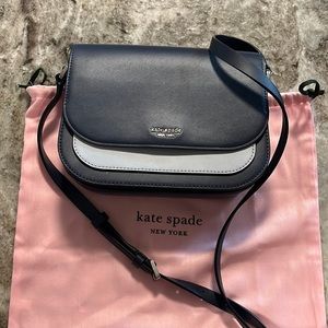 Small Navy and light blue kate spade bag